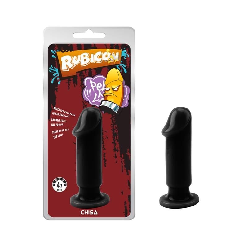 Chisa Butt Plug Evil Size M 12.5 x 3.7 cm (Black)