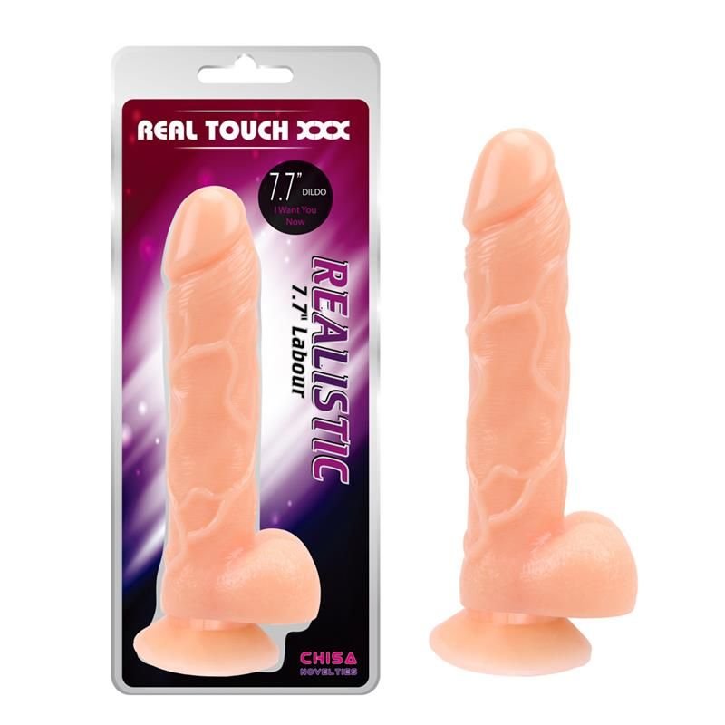 Chisa Dildo Labour T-Skin 7.7" Flesh