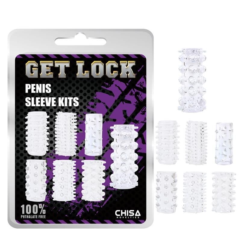 Chisa Penis Sleeve Kits-Clear