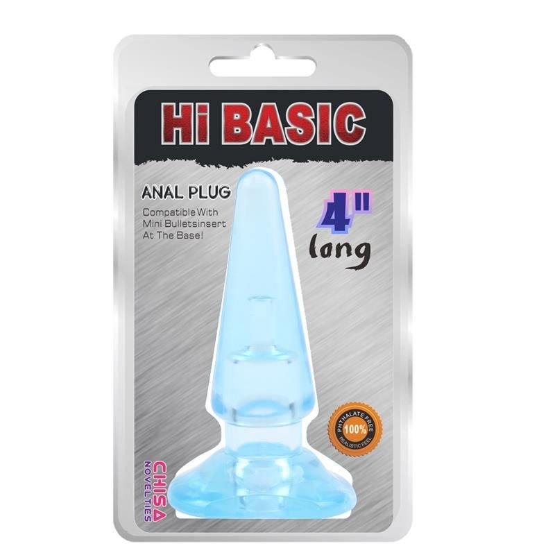Chisa SASSY Anal Plug-Blue 10,4 x 3,2cm