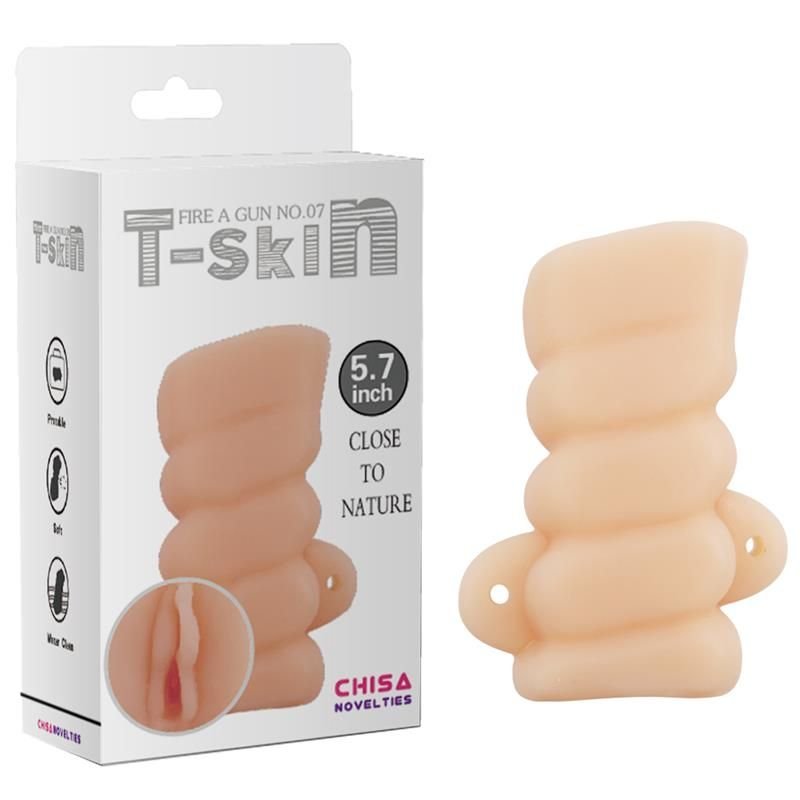 Chisa Masturbator Fire a Gun N7 T-Skin 14.2 cm Flesh