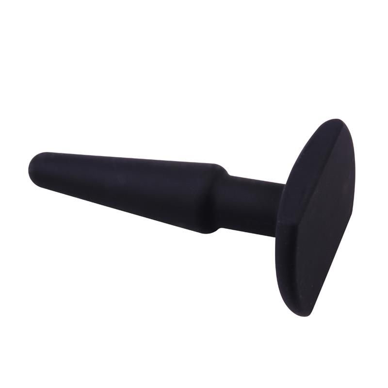 Chisa Butt Plug 4" Silicone (Black)
