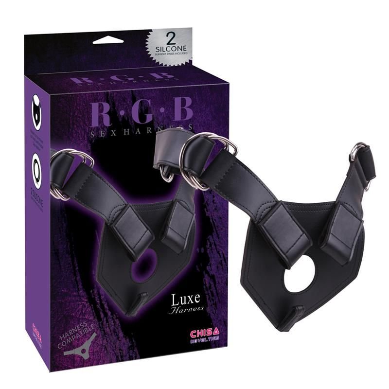 Chisa Luxe Arnés de Silicona (Negro)