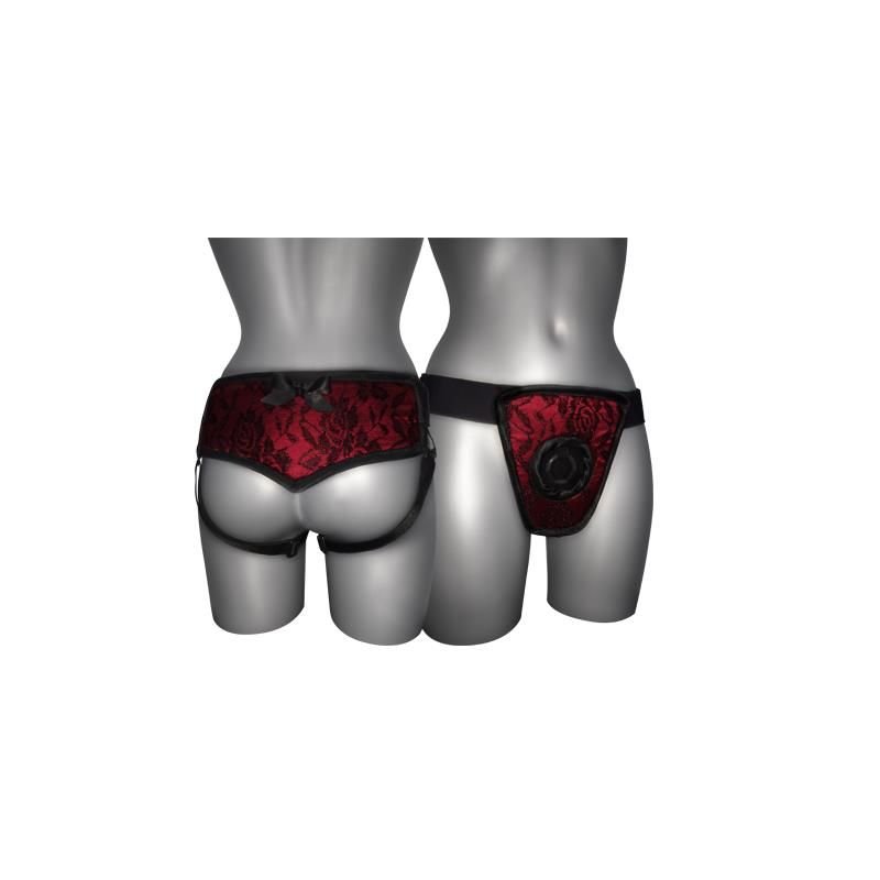 Joydivision Strap-on de Luxe rojo con parte trasera S - XL