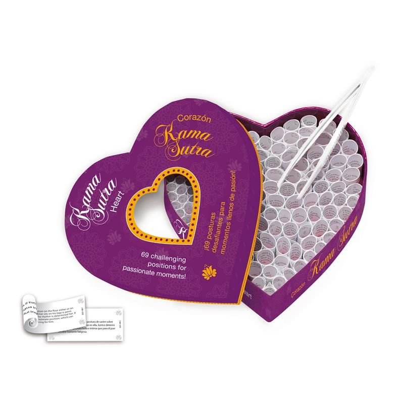 Tease & PLEASE Question Game Kama Sutra Heart (inglés/español)