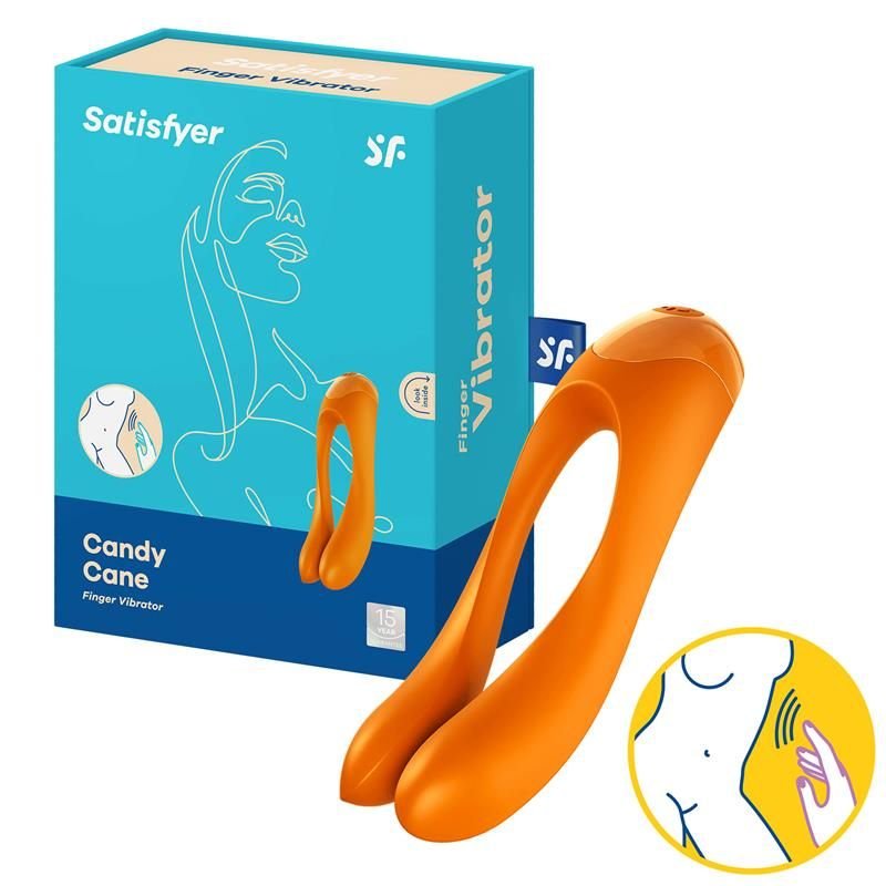 Satisfyer vibrador Candy Cane (naranja)