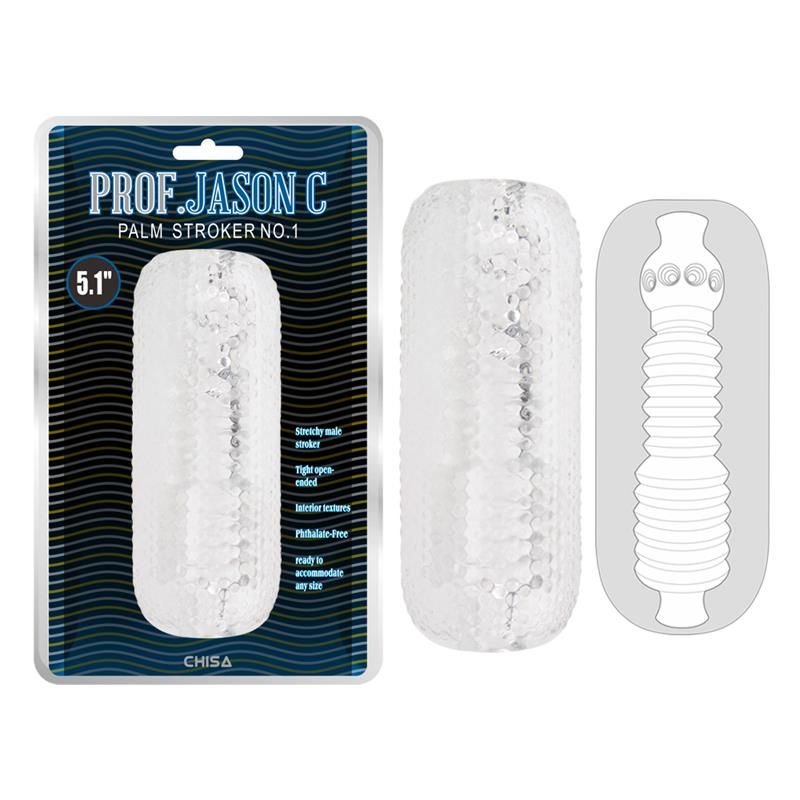 Chisa Male Masturbator Palm Stroker No. 1 - 4,9" Transparente