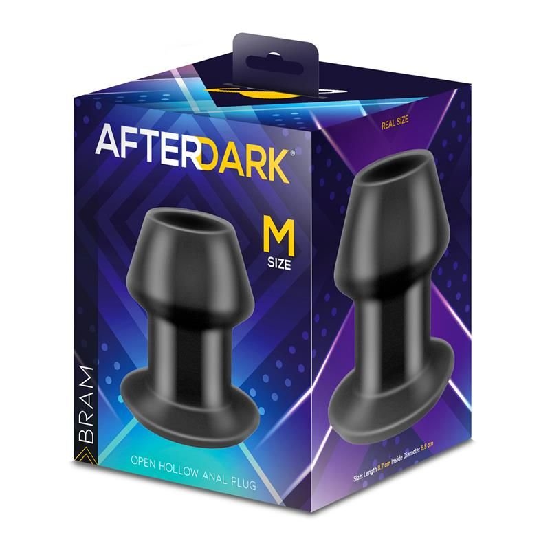 AfterDark Bram Open Hollow Anal Plug Size M