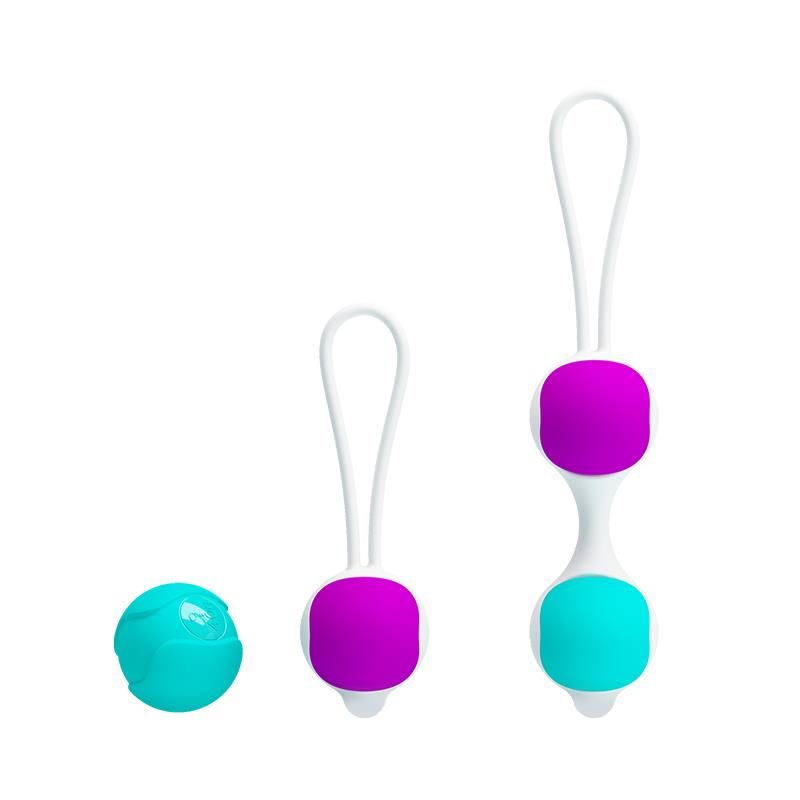 Pretty Love bolas kegel rosa y azul