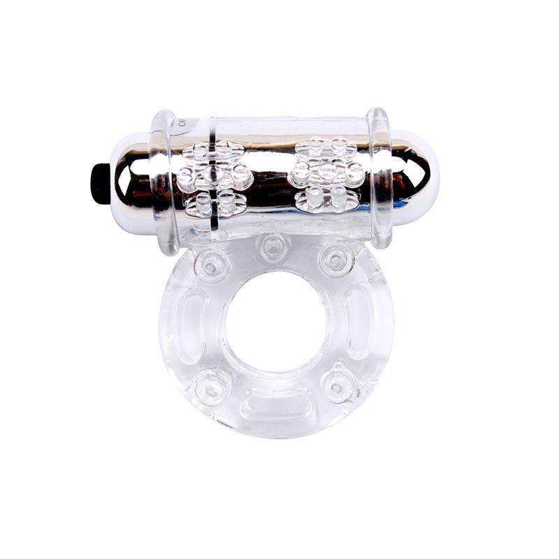 Anillo bull vibrador Chisa, transparente