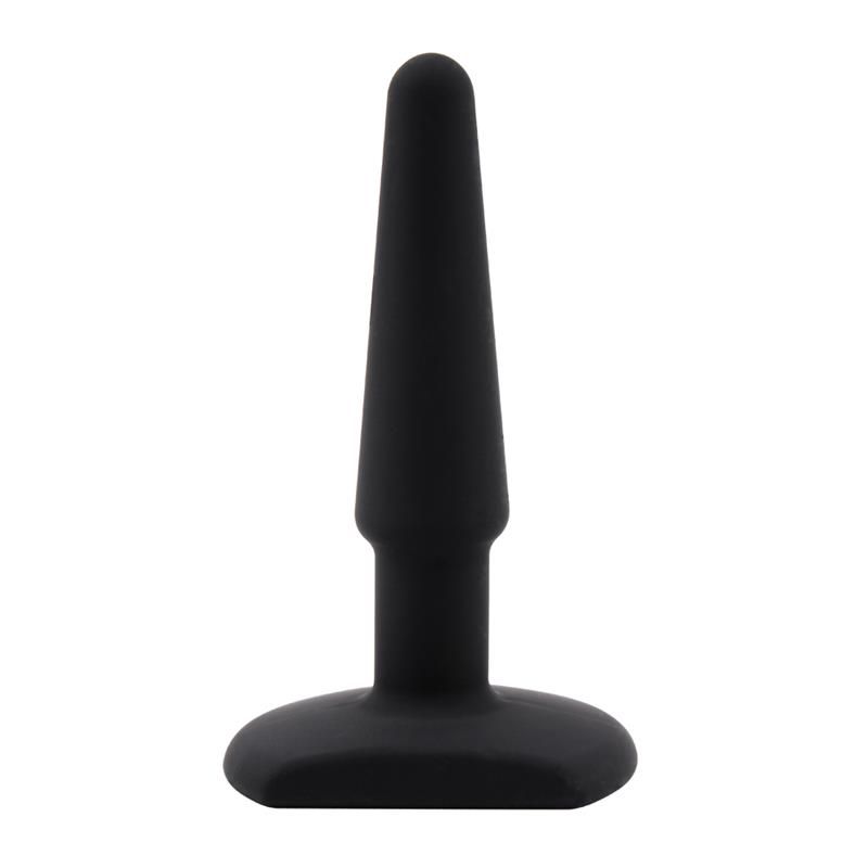 Plug anal Chisa 4" de silicona (negro)