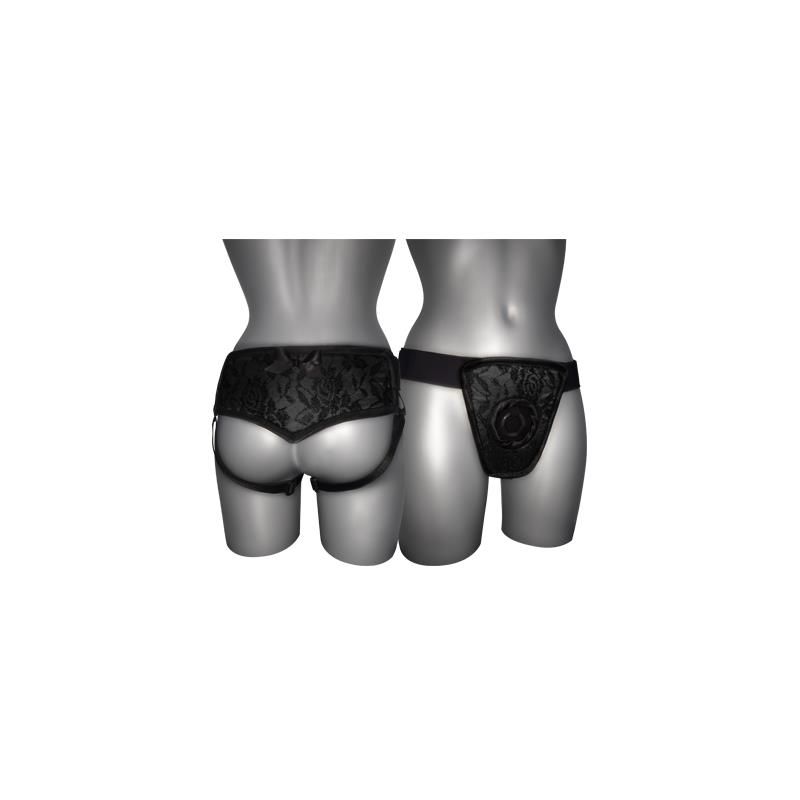 Joydivision Strap-on de Luxe negro con parte trasera S - XL