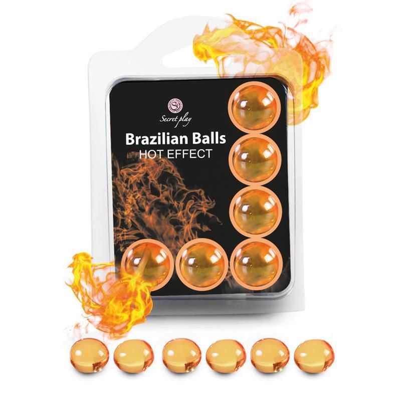 Secret Play set de 6 bolas brasileñas efecto calor