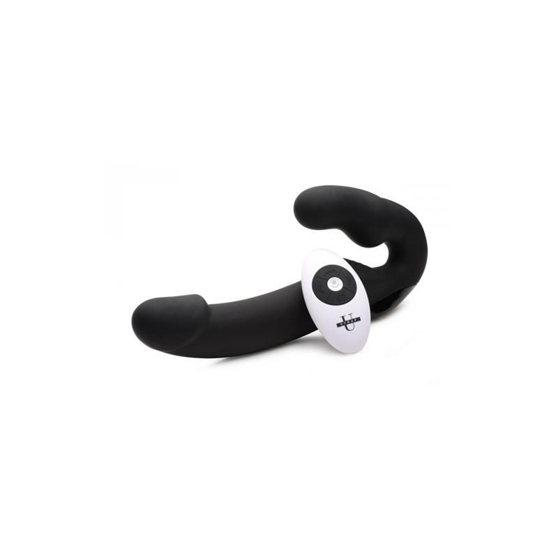Strap U Urge strap-on sin arnés vibrador (negro)