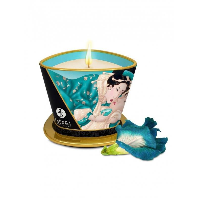 Shunga vela de masaje Island Blossoms 170 ml