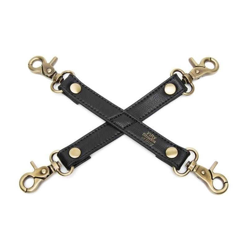 Fifty Shades of Grey Bound to You hogtie de cuero sintético