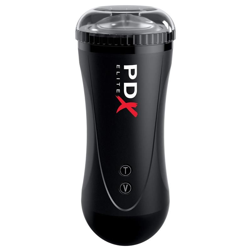 PDX Elite Moto Stroker masturbador con boca