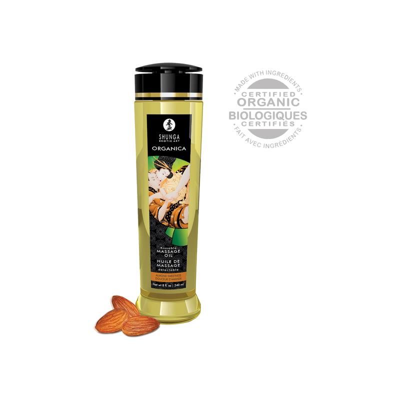 Shunga aceite de masaje dulzura de almendra 240 ml