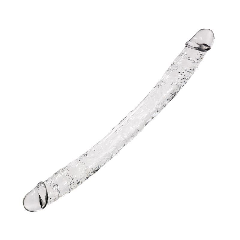 Alive Supreme dildo doble 38,5 cm transparente