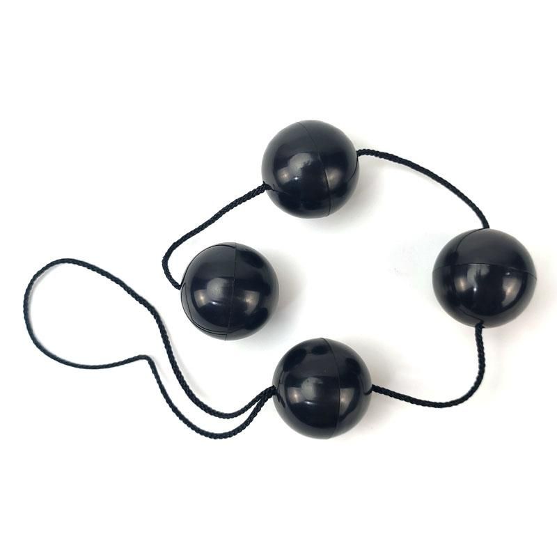 A-Gusto cadena anal de 4 bolas (negro)
