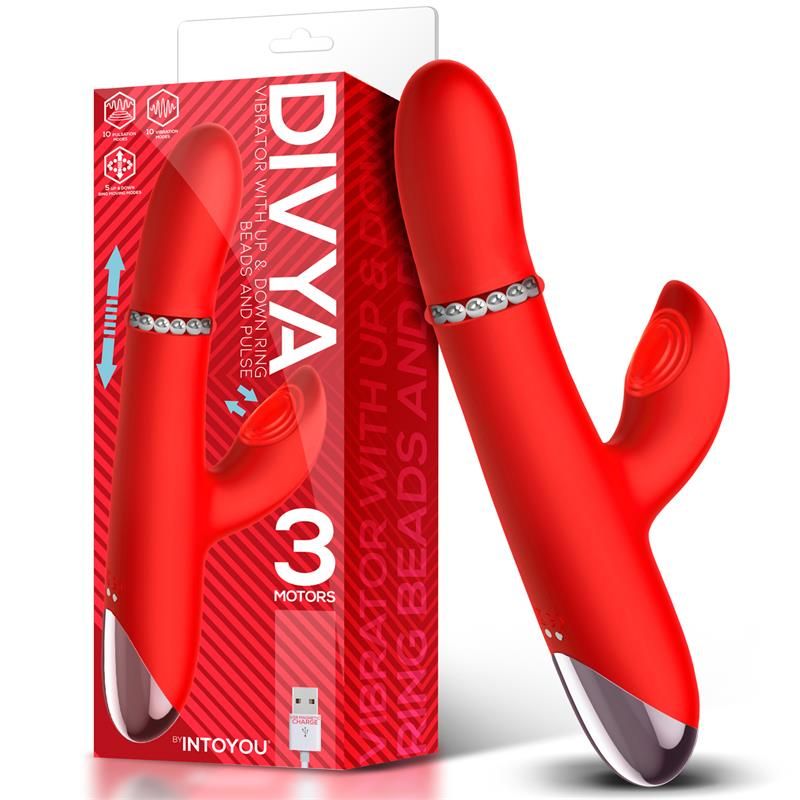 IntoYou Divya vibrador con bolas internas de subida y bajada