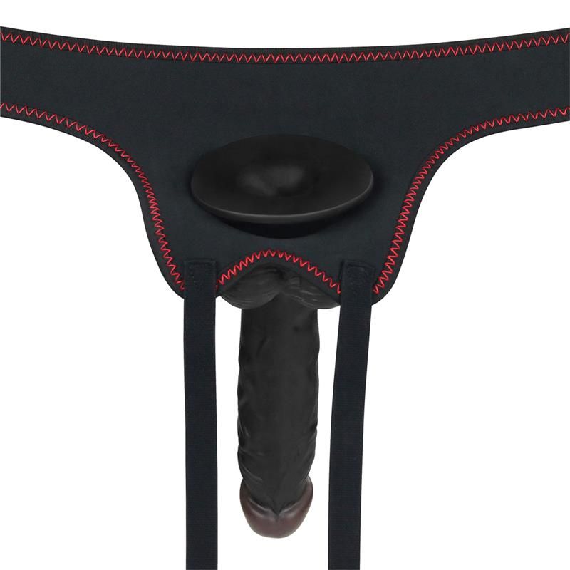 Lovetoy arnés ajustable con dildo 7,5", 10 funciones