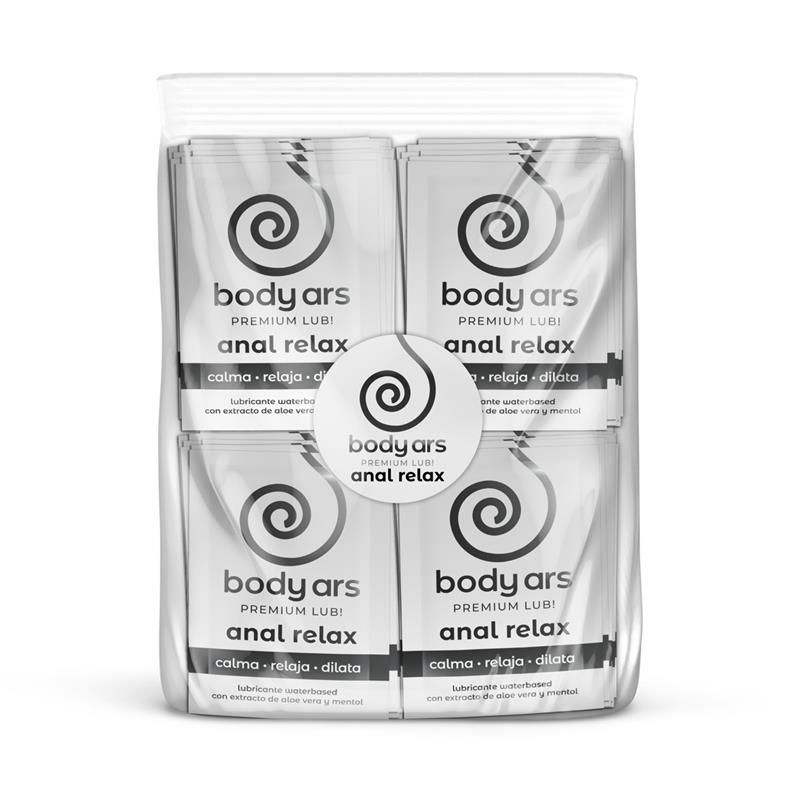 Body Ars bolsa de monodosis lubricante anal relajante a base de agua