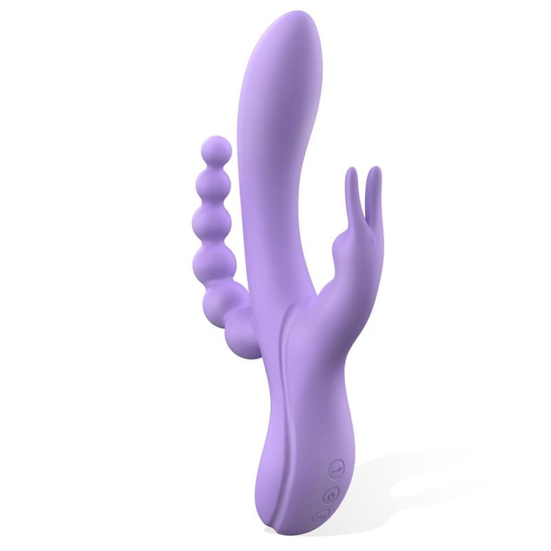 Engily Ross Lindsay vibrador con cadena anal, silicona líquida