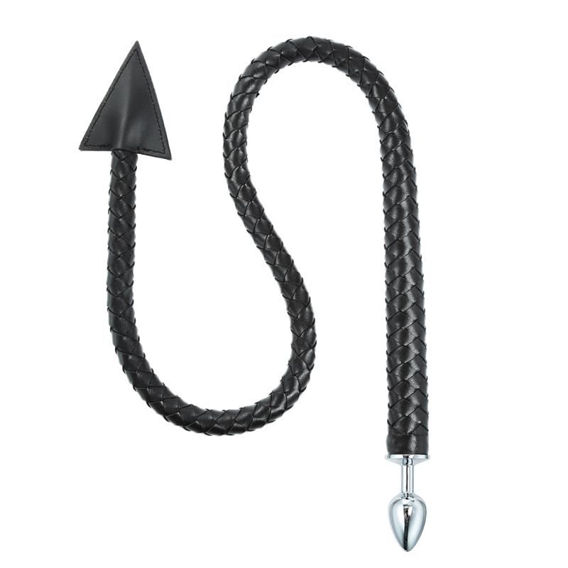 LateToBed plug anal trenzado con cola de diablo