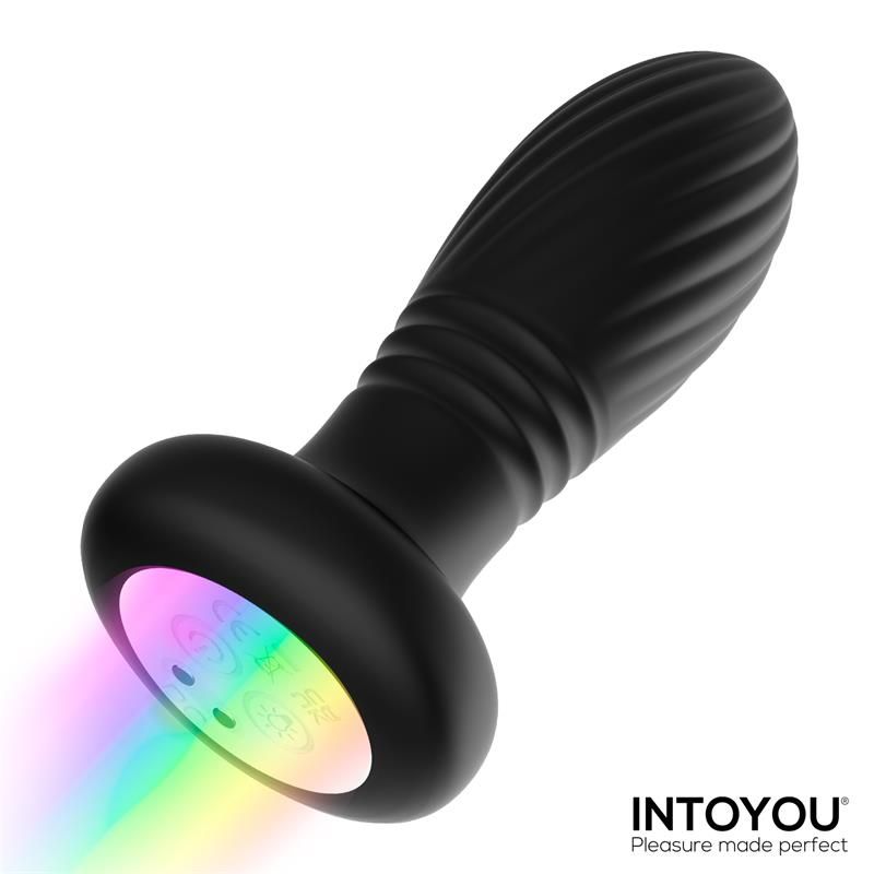 IntoYou Tainy plug anal con empuje y luz led