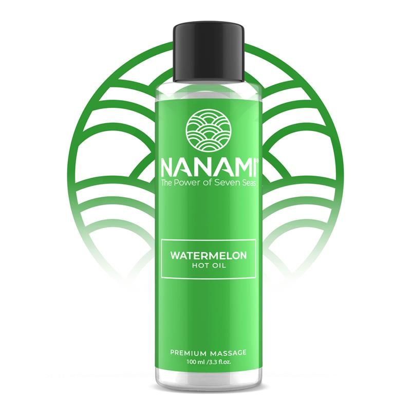 Nanami aceite de masaje caliente sandía con efecto calor