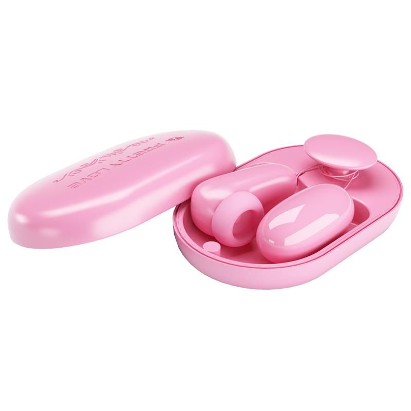 Pretty Love Magic Box huevo vibrador y estimulador de golpeteo