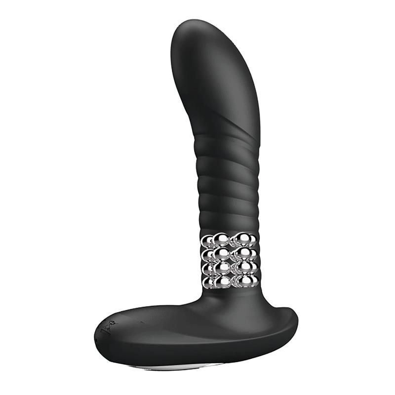Pretty Love estimulador anal con bolas giratorias (negro)