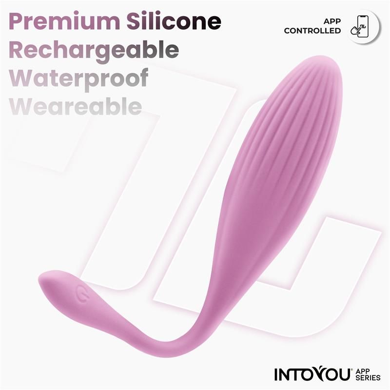 IntoYou huevo vibrador con bolas giratorias y app