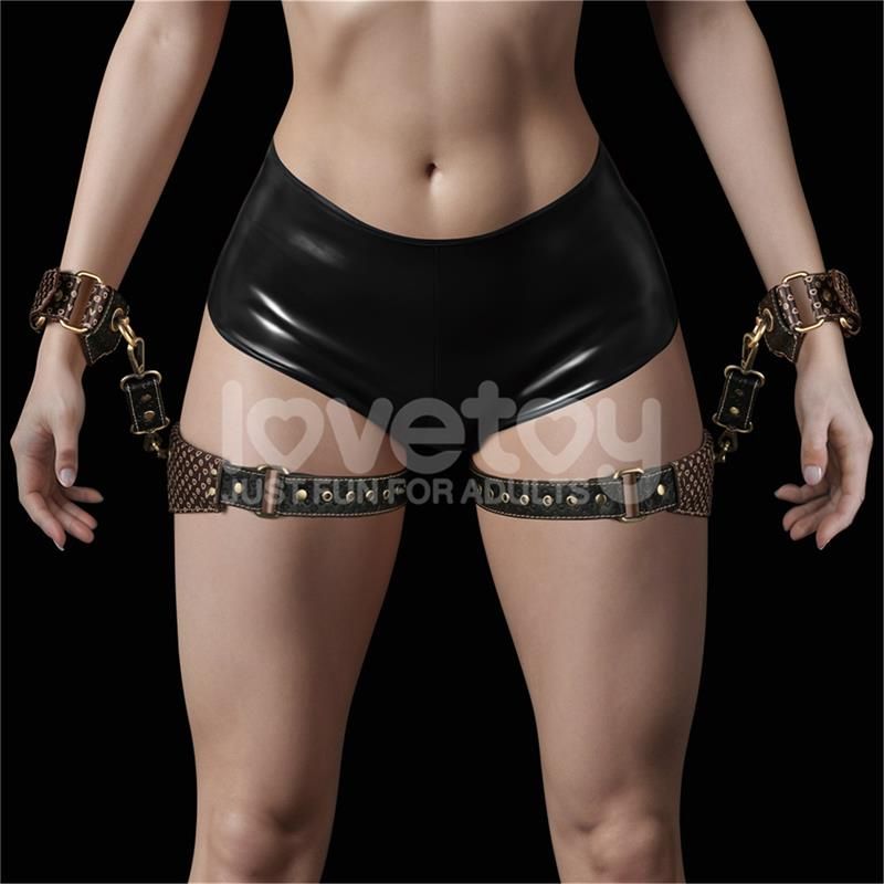 Lovetoy Rebellion Reign set de esposas para muslos