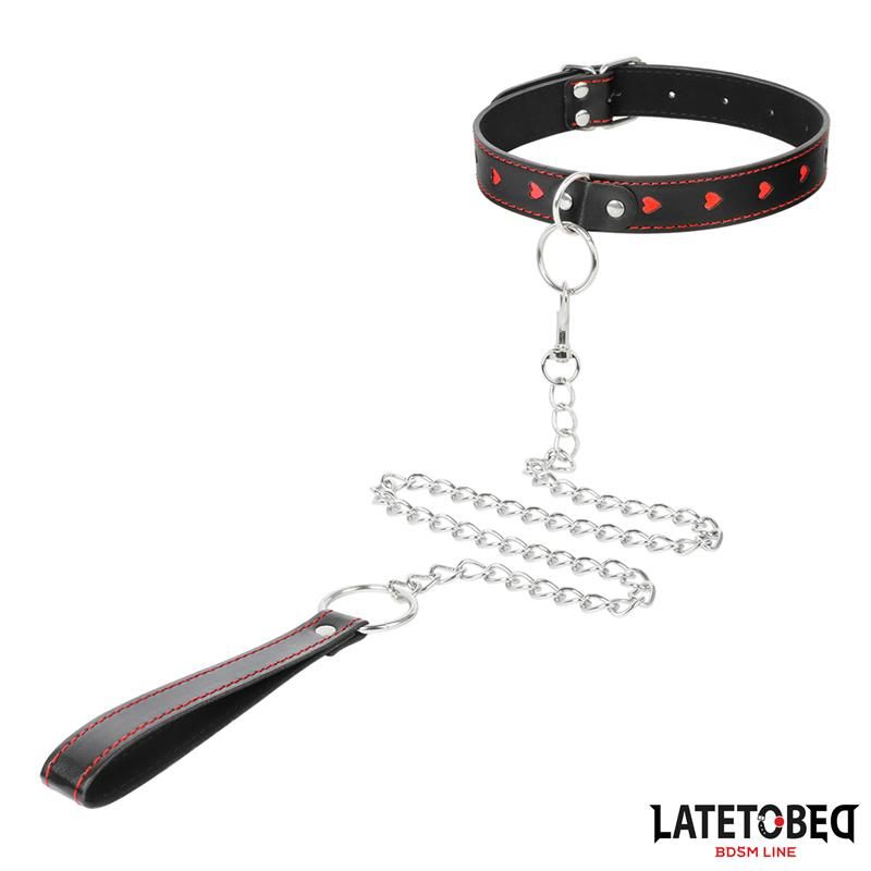 LateToBed collar con correa 52 cm
