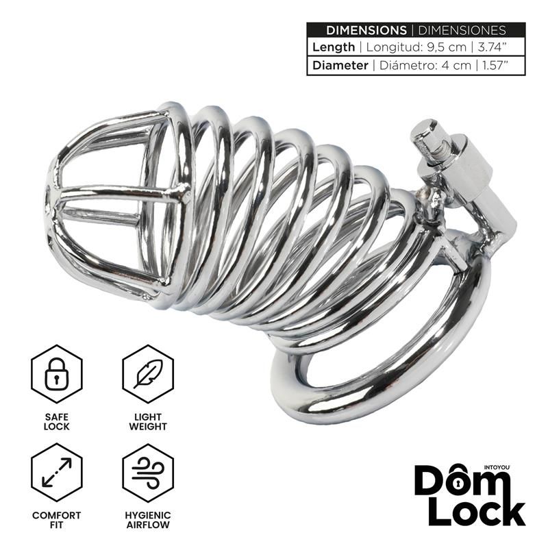 Domlock Warden jaula de castidad talla S