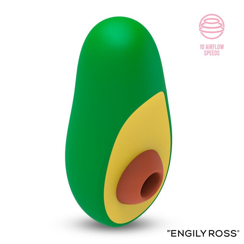 Engily Ross Avocado estimulador de clítoris con succión