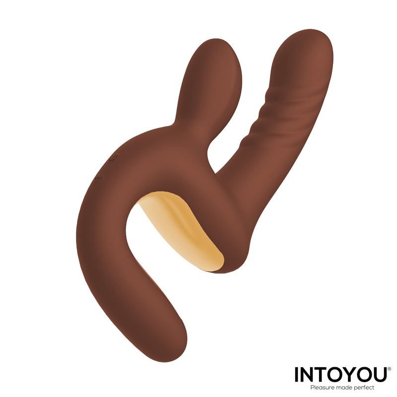 IntoYou Mocca vibrador con empuje y agarre ergonómico