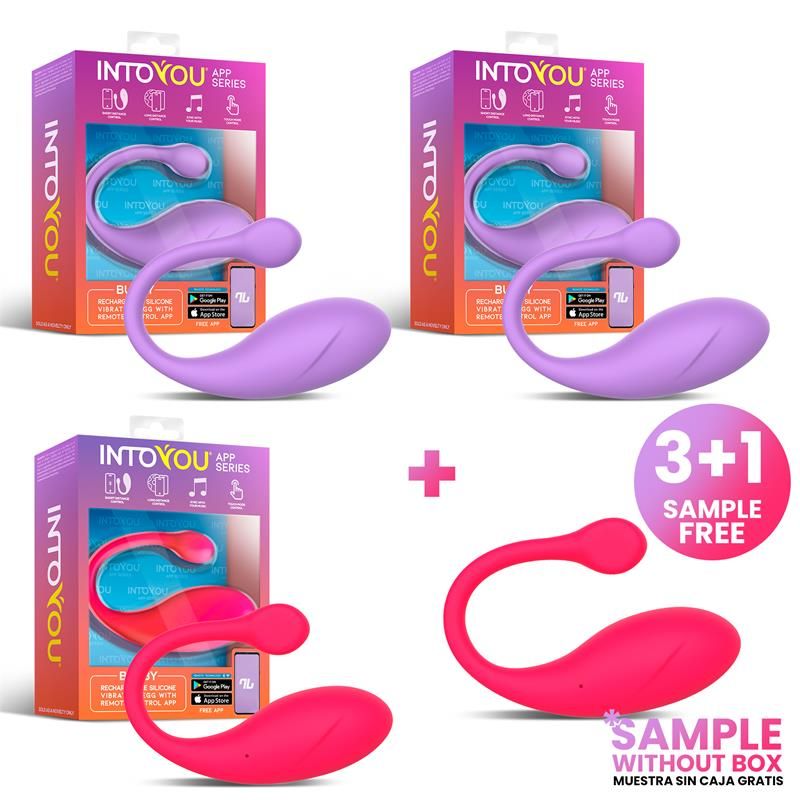 IntoYou pack 3+1 huevo vibrador Bulby