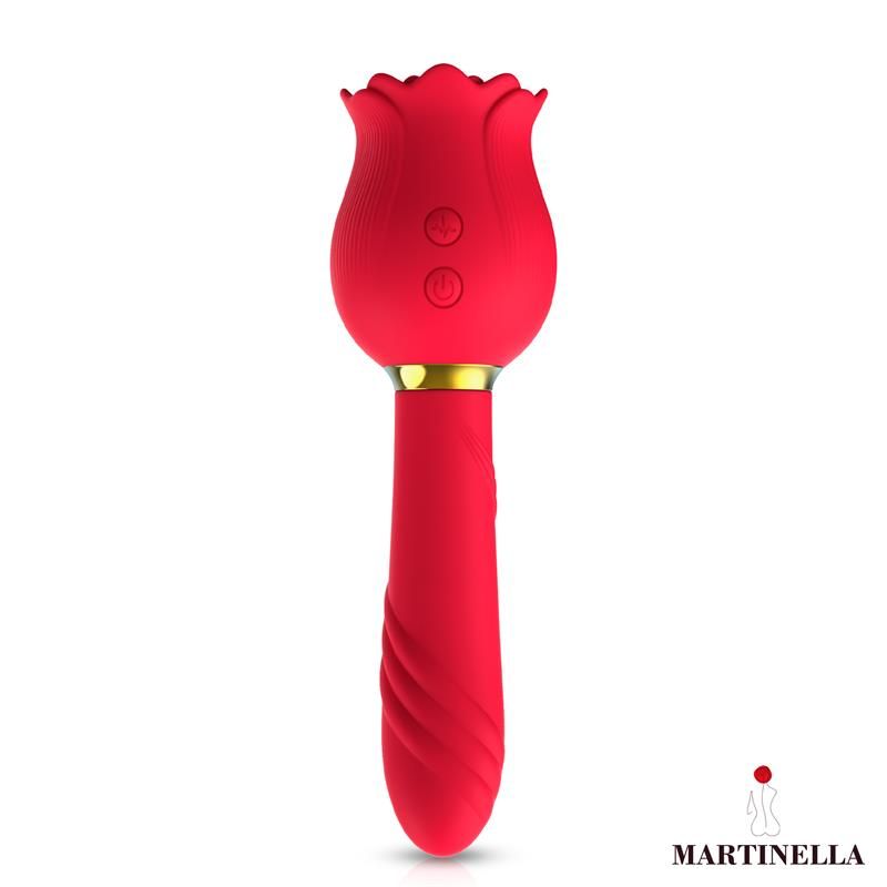 Martinella Rose con Succión y Vibración 2 en 1