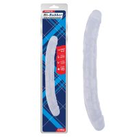 Chisa Double Dildo Hi-Rubber 12.8" Transparente, imagen 2