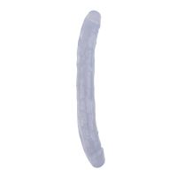 Chisa Double Dildo Hi-Rubber 12.8" Transparente