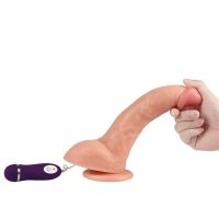 SheQu Beast vibrador realista con mando a distancia 24,5 cm, imagen 6