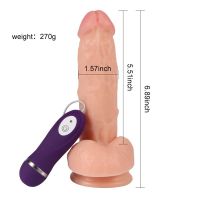 SheQu Kassadin vibrador realista con mando a distancia 17,5 cm, imagen 3