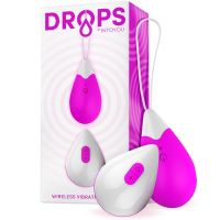 Drops huevo vibrador con mando a distancia (morado), imagen 2