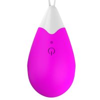 Drops huevo vibrador con mando a distancia (morado)