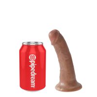 King Cock dildo realista 6" tostado, imagen 3