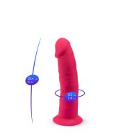 SilexD dildo de silicona de doble densidad Mod. 2 - 6" rosa, imagen 5