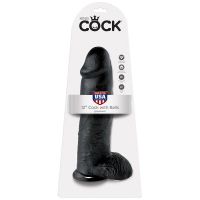King Cock dildo realista con testículos 12"